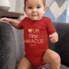 Baby Rompers Mockup Tiny Miracle Lite Red 2