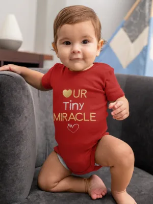 Baby Rompers Mockup Tiny Miracle Lite Red 2